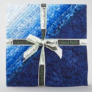 Porcelain Blue cotton fabric 10” squares for quilting